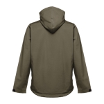 Casaco softshell para empresa, poliester com capuz 280 g/m2 THC Zagreb cor verde militar segunda vista
