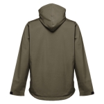 Casaco softshell para empresa, poliester com capuz 280 g/m2 THC Zagreb cor verde militar