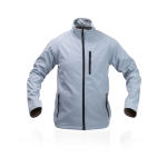 Casacos softshell e com elastano com logotipo 300 g/m2 MKT Molter cor cinzento primeira vista