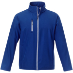 Casacos softshell para empresas, poliester 250 g/m2 Elevate Essentials cor azul segunda vista frontal