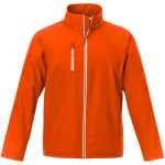 Casacos softshell para empresas, poliester 250 g/m2 Elevate Essentials cor cor-de-laranja segunda vista frontal