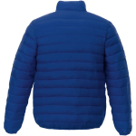 Casacos promocionais em nylon 380T com isolamento Elevate Essentials cor azul segunda vista traseira