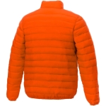 Casacos promocionais em nylon 380T com isolamento Elevate Essentials terceira vista traseira