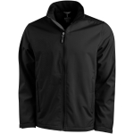 Casacos softshell para empresas em poliester 270 g/m2 Elevate Life cor preto