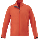 Casacos softshell para empresas em poliester 270 g/m2 Elevate Life cor cor-de-laranja