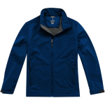 Casacos softshell para empresas em poliester 270 g/m2 Elevate Life cor azul-marinho