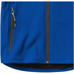 Casaco softshell impermeável respirável poliester 300 g/m2 Elevate Life cor azul