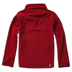 Casaco softshell impermeável respirável poliester 300 g/m2 Elevate Life cor vermelho