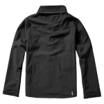 Casaco softshell impermeável respirável poliester 300 g/m2 Elevate Life cor cinzento-escuro
