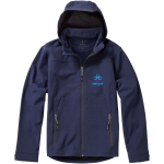 Casaco softshell impermeável respirável poliester 300 g/m2 Elevate Life vista impressão serigrafia