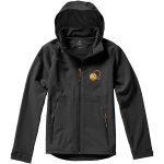 Casaco softshell impermeável respirável poliester 300 g/m2 Elevate Life vista impressão serigrafia