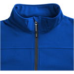 Casaco softshell poliester para mulher com capuz 300 g/m2 Elevate Life cor azul