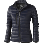 Casaco em plumas naturais, nylon 20T para mulher 115 g/m2 Elevate Life cor azul-marinho