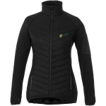 Casacos bicolor para mulher em poliester 380T Elevate Life cor preto