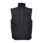 Coletes com logo oxford em poliéster 170 g/m2 THC Stockholm cor preto