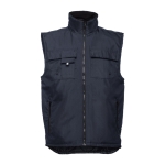 Coletes com logo oxford em poliéster 170 g/m2 THC Stockholm cor azul-marinho