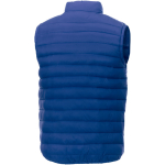 Coletes corporativos de nylon 380T com isolamento Elevate Essentials cor azul terceira vista traseira