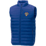 Coletes corporativos de nylon 380T com isolamento Elevate Essentials cor azul vista impressão transfer