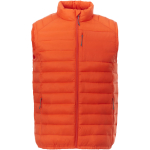Coletes corporativos de nylon 380T com isolamento Elevate Essentials cor cor-de-laranja segunda vista frontal