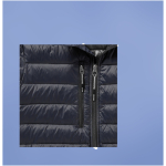 Colete personalizável em nylon 20D e plumas 115 g/m2 Elevate Life