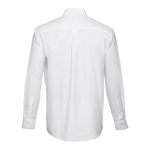 Camisas Oxford para homem em algodão e poliester 130 g/m2 THC Tokyo cor branco