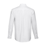 Camisas Oxford para homem em algodão e poliester 130 g/m2 THC Tokyo cor branco segunda vista