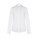 Camisas para mulher em algodão e poliamida 115 g/m2 THC Paris cor branco primeira vista