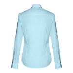 Camisas para mulher em algodão e poliamida 115 g/m2 THC Paris cor azul-claro