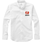 Camisa personalizada Oxford, algodão, para homem 142 g/m2 Elevate Life vista impressão serigrafia