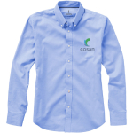 Camisa personalizada Oxford, algodão, para homem 142 g/m2 Elevate Life vista impressão serigrafia