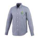 Camisa personalizada Oxford, algodão, para homem 142 g/m2 Elevate Life