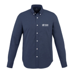 Camisa personalizada Oxford, algodão, para homem 142 g/m2 Elevate Life vista principal