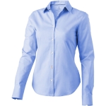 Camisas personalizadas Oxford de mulher, algodão 142 g/m2 Elevate Life vista impressão serigrafia