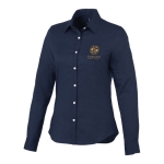 Camisas personalizadas Oxford de mulher, algodão 142 g/m2 Elevate Life
