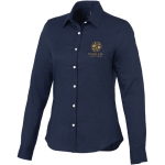 Camisas personalizadas Oxford de mulher, algodão 142 g/m2 Elevate Life segunda vista traseira