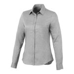 Camisas personalizadas Oxford de mulher, algodão 142 g/m2 Elevate Life terceira vista traseira