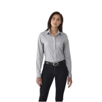 Camisas personalizadas Oxford de mulher, algodão 142 g/m2 Elevate Life segunda vista traseira