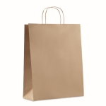 Saco de papel grande para entregar a clientes 90 g/m2 Retail Colors Large cor bege