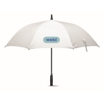 Guarda-chuvas corporativos anti-vento elegantes ø116 Windproof cor branco vista principal