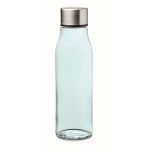 Garrafa de vidro colorido para personalizar 500ml Crystal Iceberg cor azul-claro