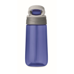 Garrafas de plástico sem BPA com bocal para crianças 450ml Teenager cor azul quarta vista