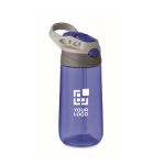 Garrafas de plástico sem BPA com bocal para crianças 450ml Teenager cor azul vista principal