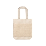 Saco de algodão com malha e asas de 65 cm 180 g/m2 Market Cotton cor natural primeira vista