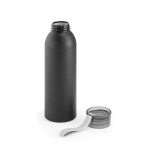 Garrafa de alumínio antifugas com pega de silicone 660 ml Alu Cool cor preto terceira vista