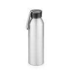 Garrafa de alumínio antifugas com pega de silicone 660 ml Alu Cool cor prateado mate