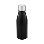 Garrafas de água personalizadas em alumínio 500ml City cor preto