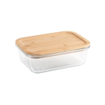 Tupperwares herméticos de vidro publicitários 1L Vidro Nordik Plus cor transparente