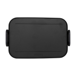 Lancheiras com logotipo com junta de vedação 900ml MEPAL Take a Break cor preto segunda vista frontal