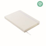 Cadernos antibacterianos, folhas A5 pautadas Antibacterial Essential cor branco