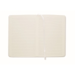 Cadernos antibacterianos, folhas A5 pautadas Antibacterial Essential cor branco quarta vista